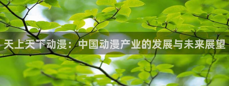 3d动漫天堂：天上天下动漫：中国动漫产业的发展与未来展望