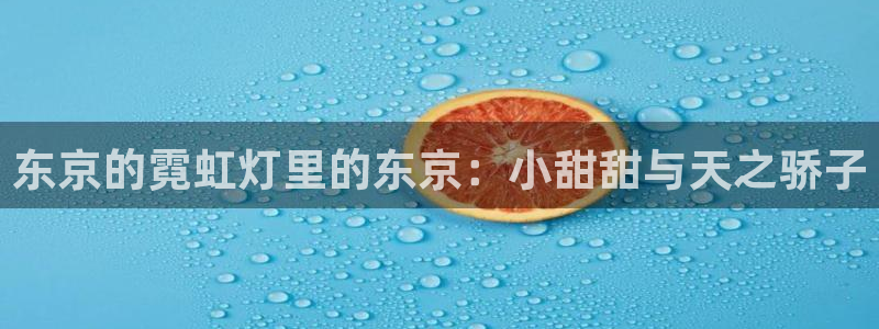 3d动漫天堂网：东京的霓虹灯里的东京：小甜甜与天之骄子